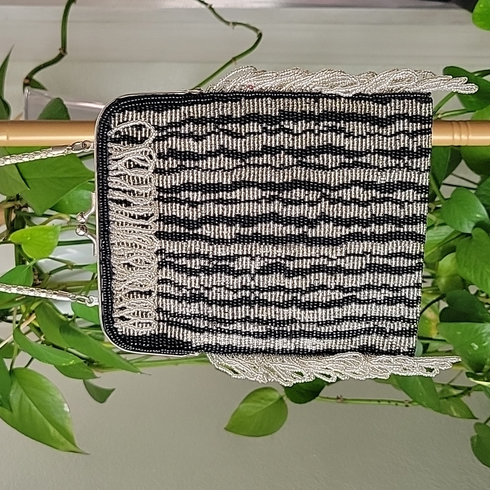 Vintage  Beaded Handbag - Picture 3 of 13